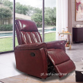 Cadeira reclinável do sofá de reclinação do couro único